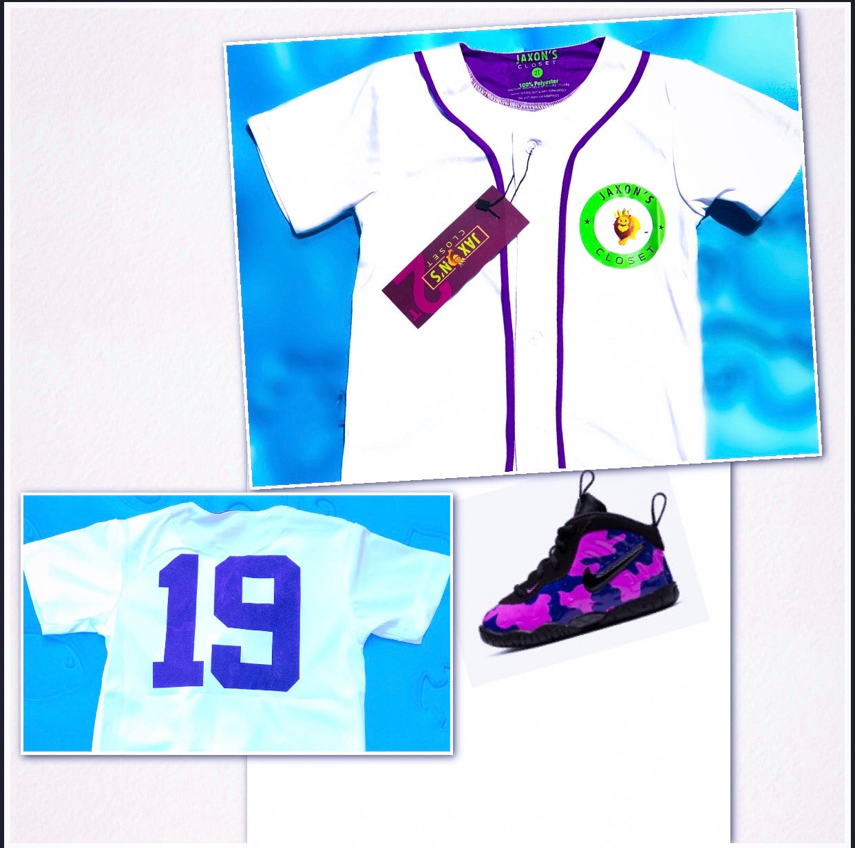 Jaxon’s Royal Baseball Jersey